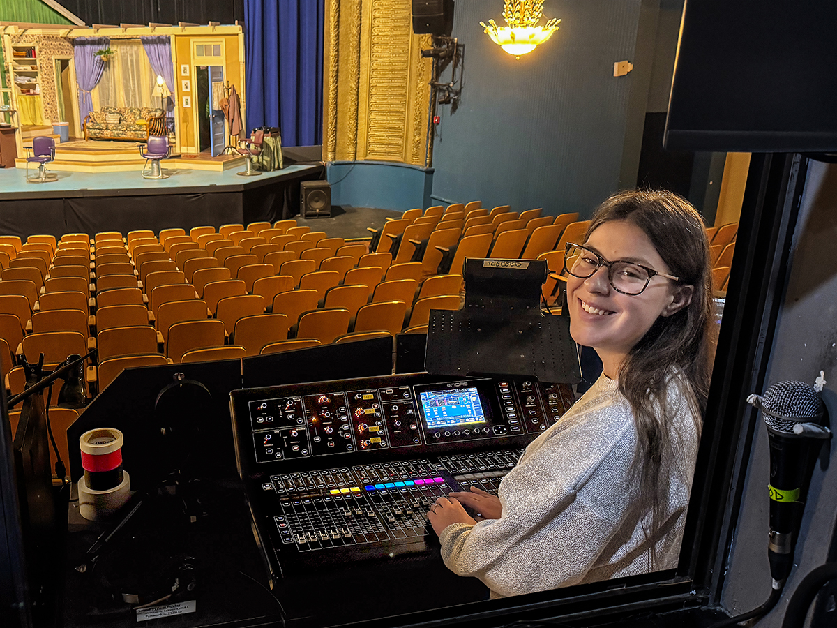 Student Spotlight: Charlotte Laffely ‘26 — Penobscot Theatre Company Sound Designer