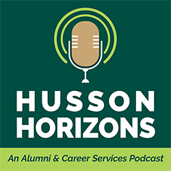 The Husson Horizons Podcast Logo