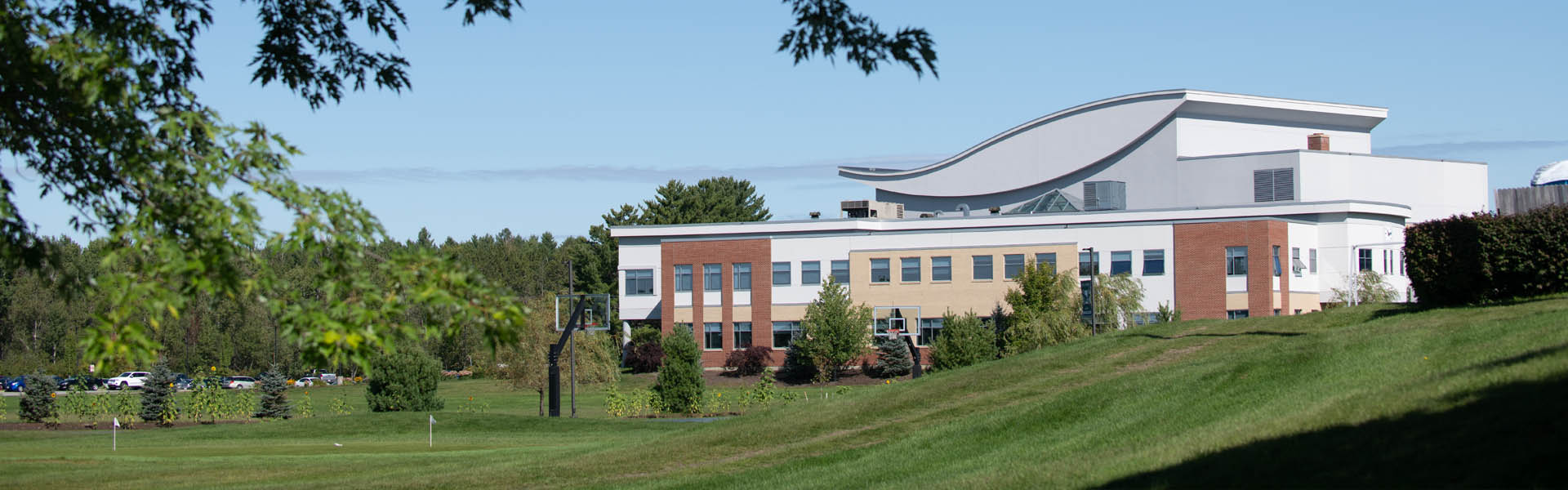 The Beardsley Meeting House on the campus of Husson University