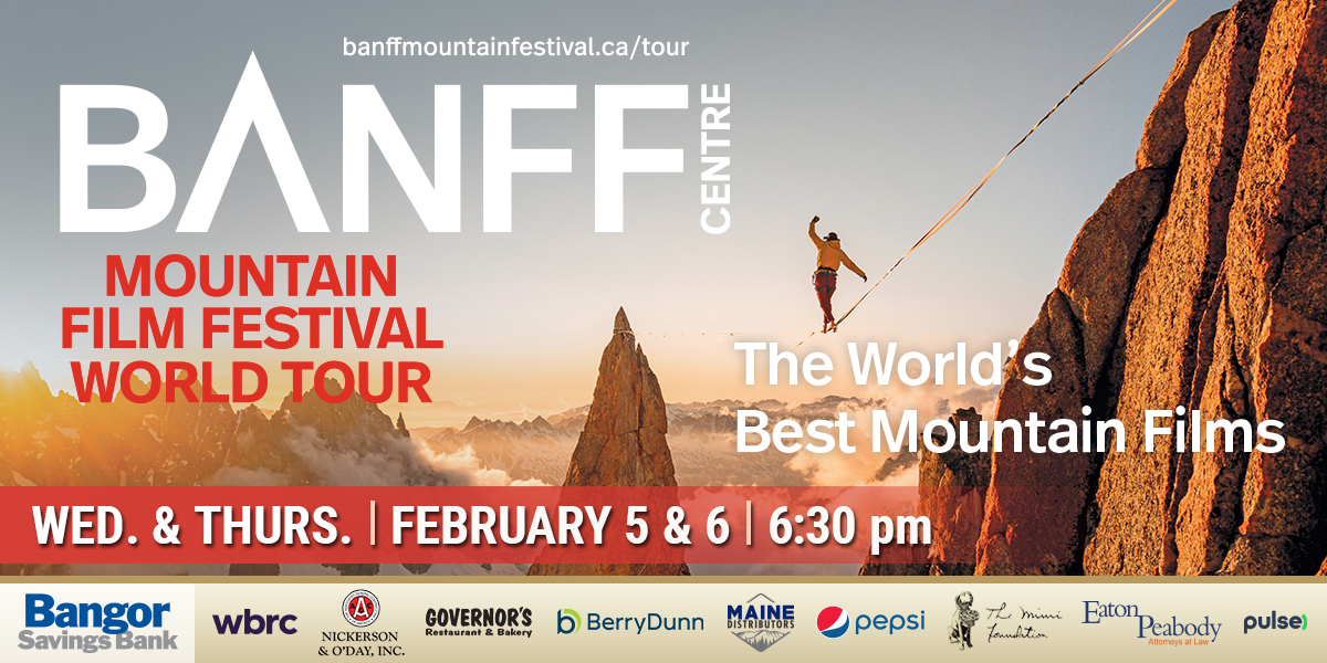 A promotional graphic for the Banff Film Festival is shown.